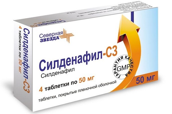 СИЛДЕНАФИЛ таблетки - инструкция по применению, цена.