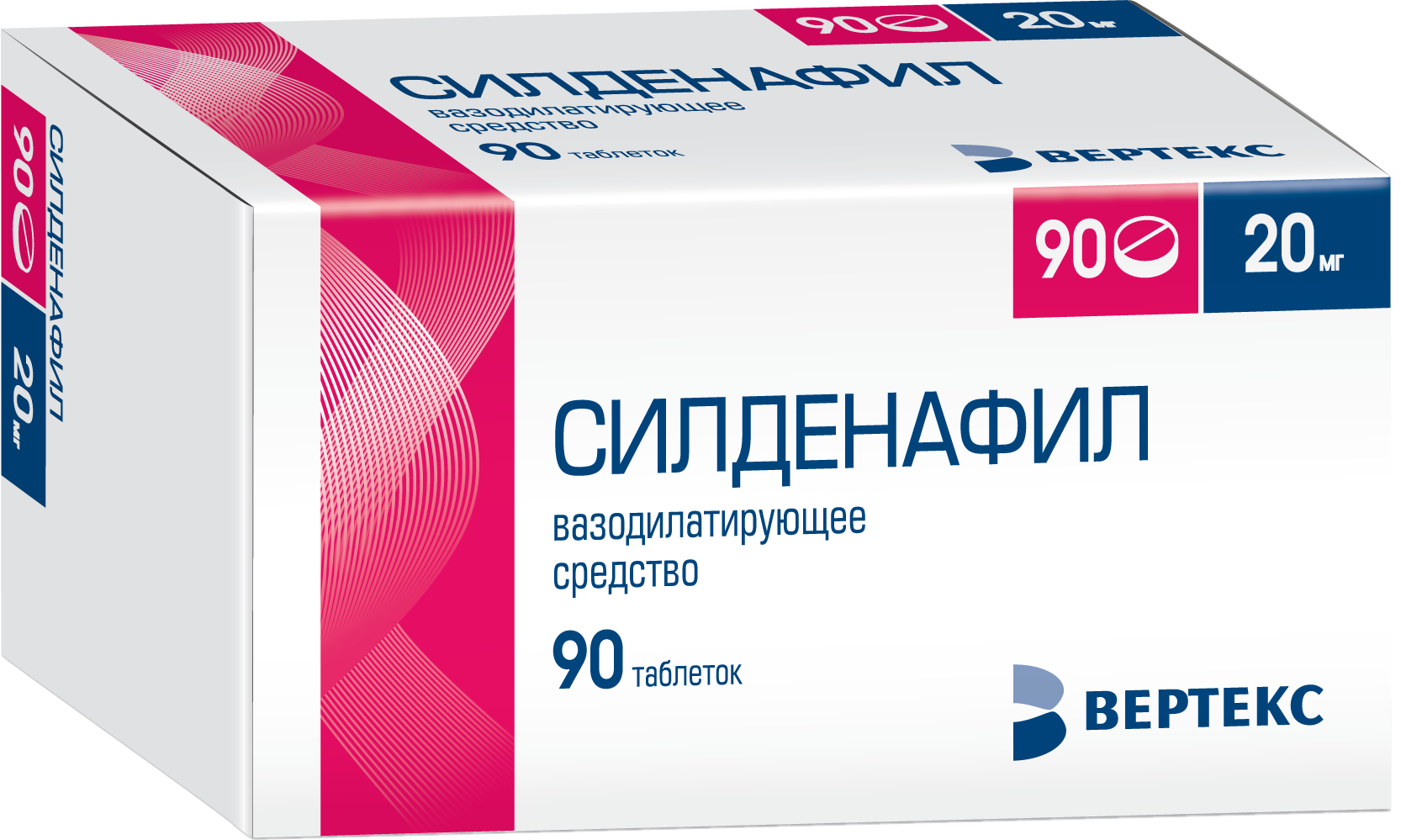 Силденафил — описание вещества, фармакология, применение.