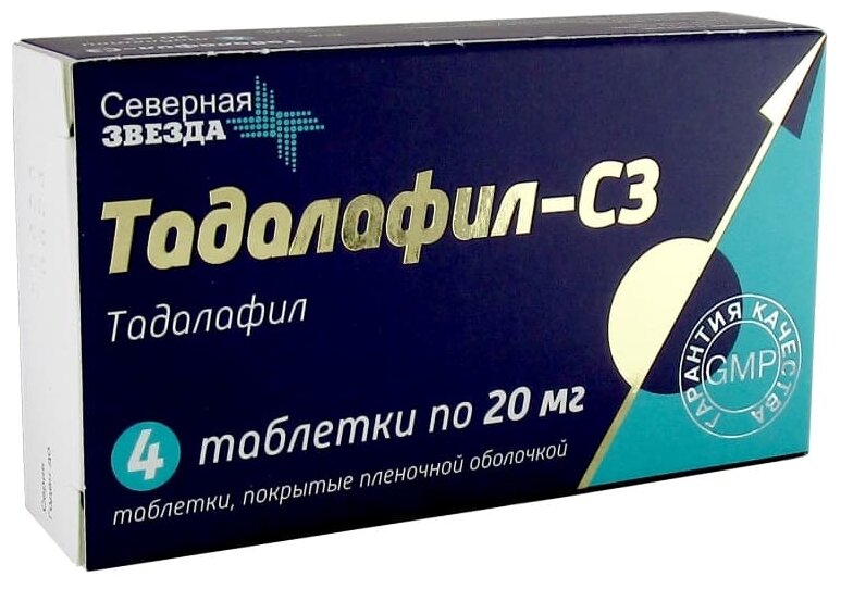 Тадалафил инструкция по применению, цена Побочные действия.